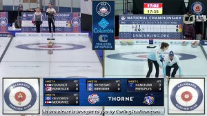 Geving/Shuster vs. Moores/Wheeler - Draw 3 - USA Curling Mixed Doubles National Championship