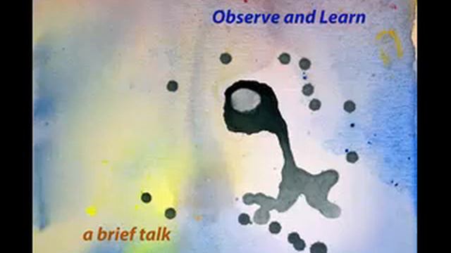 Observe and Learn by John/Learn As You Go/Learning About Life/Living and Learning/Wisdom Teaching