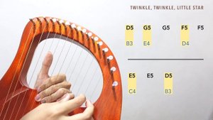 Lyre Harp Easy Tabs Tutorial (Beginner)