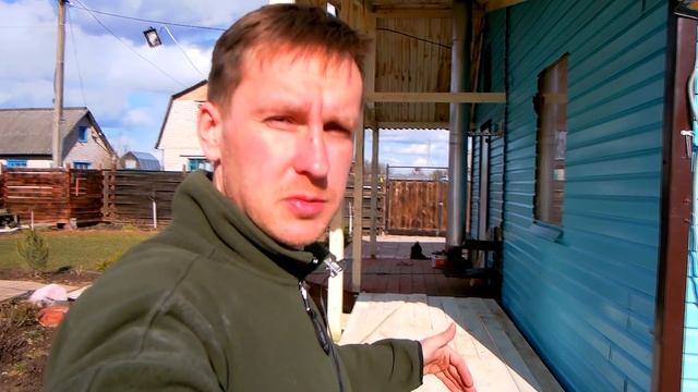 ПОЛ ИЗ ПРОСТЫХ ДОСОК НА ТЕРРАСЕ СВОИМИ РУКАМИ (ДАЧКА НА ПРОКАЧКУ #терраса#пол#дача#