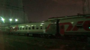 Отправление со станции Екатеринбург-пассажирский из окна поезда