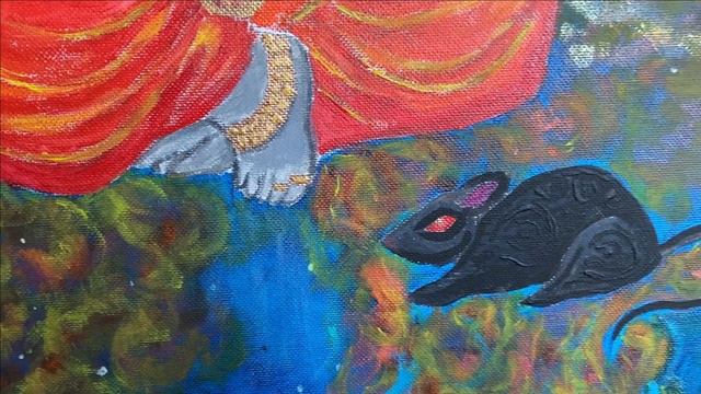 ГАНЕША Картина акрилом индуизм смотреть онлайн