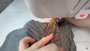 Как быстро починить сильно растянувшийся воротник