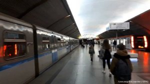 Поезда "Русич" и "Москва" на станции "Черкизовская"