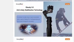 3-х осевой стабилизатор для экшн камеры GoPro 8