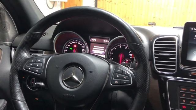 Сервисное меню Mercedes GLE смотреть онлайн