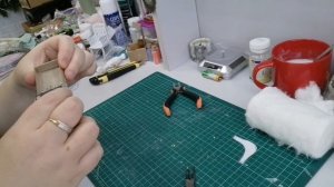 DIY Щелкунчик из картона и ваты (часть 1)/ёлочная игрушка из ваты