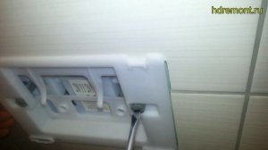 Установка встроенного в стену унитаза