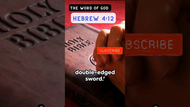 The power of God's Words - Hebrews 4:12 #godsword #dailyscripture  #faith