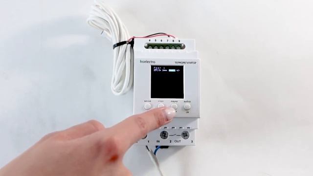 Терморегулятор с термопаузами и ЖК дисплеем от ES Electro