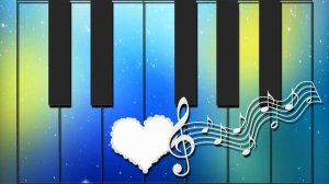 ФУТАЖ МУЗЫКАЛЬНЫЙ  клавиши и ноты