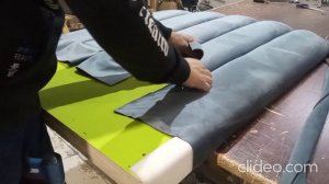 Детская мягкая кровать с мягкой спинкой. Индивидуальный заказ на 2 детские кровати. фабрика Дамаск