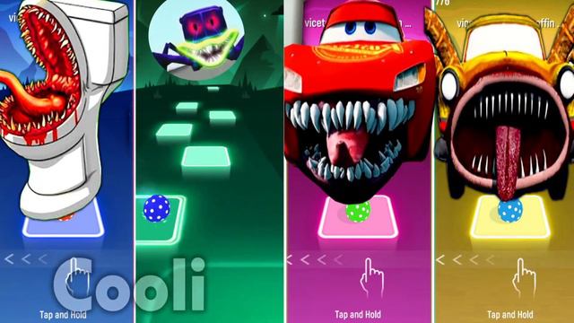 Extra Slide vs Sheriff Labrador vs Car Eater vs Thomas Train EXE vs Bus Eater vs Cocomelon Tiles Ho смотреть онлайн