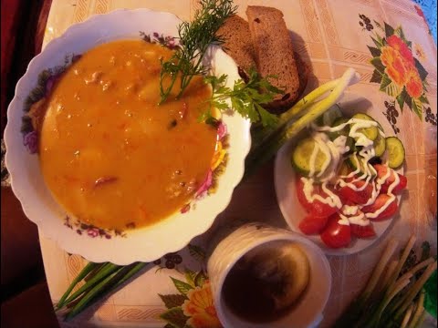 Готовим вкусно, вместе со старшим поколением. СУП гороховый VS пирожки с щавелем. смотреть онлайн