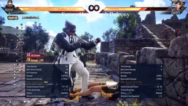 TEKKEN 8 Kazuya - All Stage Hazard Staple Combos! смотреть онлайн