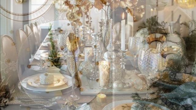 КАК УКРАСИТЬ НОВОГОДНИЙ СТОЛ / СЕРВИРОВКА НОВОГОДНЕГО СТОЛА 2018 смотреть онлайн