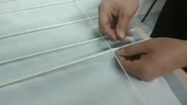 Как собрать римскую штору.