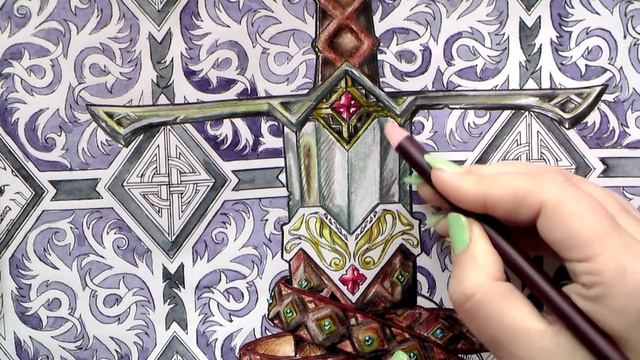 Game of Thrones Coloring book - Longclaw. Part 2/ Раскраска-антистресс Игра престолов смотреть онлайн