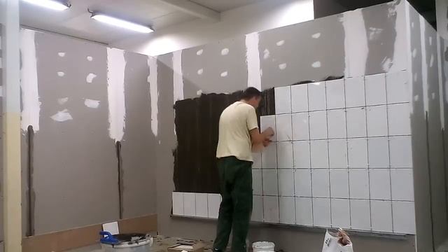 Быстрая укладка плитки на гкл. смотреть онлайн