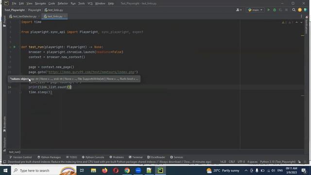 Python Playwright Beginner[2023] Part 11: Handle Hyper Links | Links in Playwright смотреть онлайн