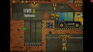 играем в игру погрузчик 4 уровни 1-10