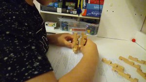 Сборка деревянной головоломки