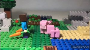 Приключения Стива и Алекс часть 46 "Обычный день" - LEGO MINECRAFT