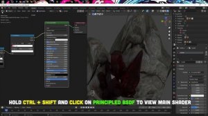 CREATE CRYSTAL MATERIAL IN BLENDER | CRYSTAL SHADER | BLENDER TUTORIAL | BLENDER FOR BEGINERS