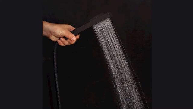 KEMAIDI черный латунный смеситель для душа с цифровым дисплеем, смеситель для ванной комнаты, смотреть онлайн