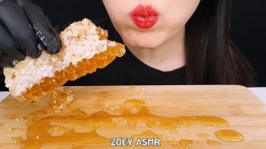 ASMR RAW HONEYCOMB COMPILATION 벌집꿀 먹방 모음 MUKBANG EATING SOUNDS 咀嚼音 | ZOEY ASMR