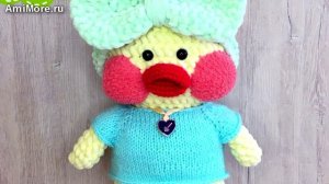Амигуруми: схема Уточка Лалафанфан | Игрушки вязаные крючком