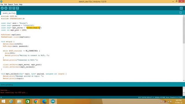 Mqtt Code for ESP32 Using ChatGPT смотреть онлайн