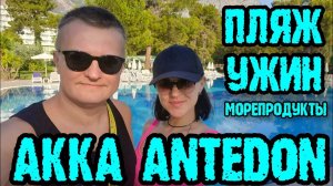 Akka Antedon Hotel 5* (Турция) -  пляж, ужин, морской ресторан, дискотека