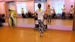 Ginga в кизомбе и сембе в TUMBAO в Минске с Кристиной