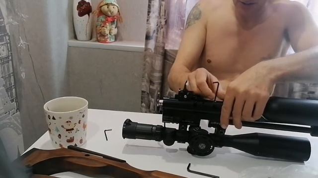 Винтовка Егерь стравливает  воздух