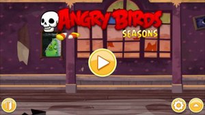 Angry Birds SEASONS haunted hogs theme soundtrack | halloween(2012) theme