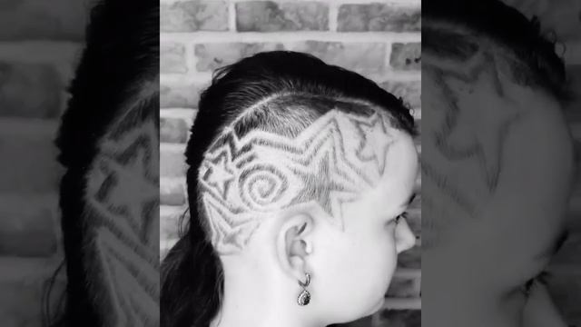 Hairtattoo / узоры/ undercut/ до после/ haircut