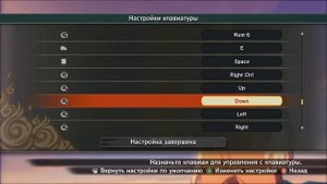 Naruto Ultimate Ninja Storm 4 настройка клавиатуры