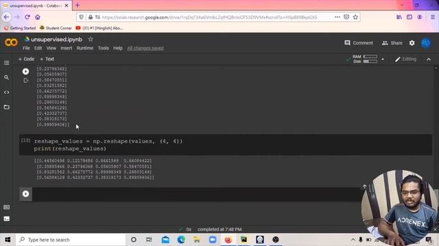 How can I reshape one column dataframe into 4 columns | reshape array using numpy