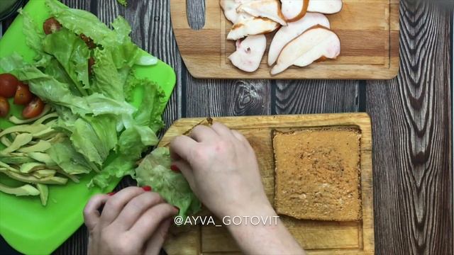 Тосты с копченой курочкой и арахисовой пастой смотреть онлайн