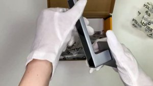 Ручка дверная на тонком цинковом основании ABRISS R21.120 MCP BL