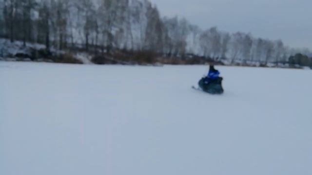 Самодельный сноубайк и снегоход смотреть онлайн