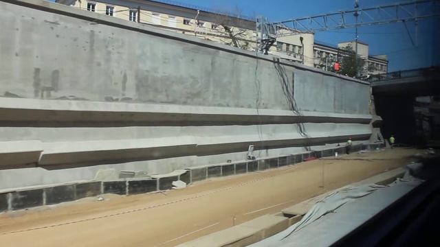 От Курского вокзала до Каланчевской - как ведутся работы по строительству новых путей смотреть онлайн