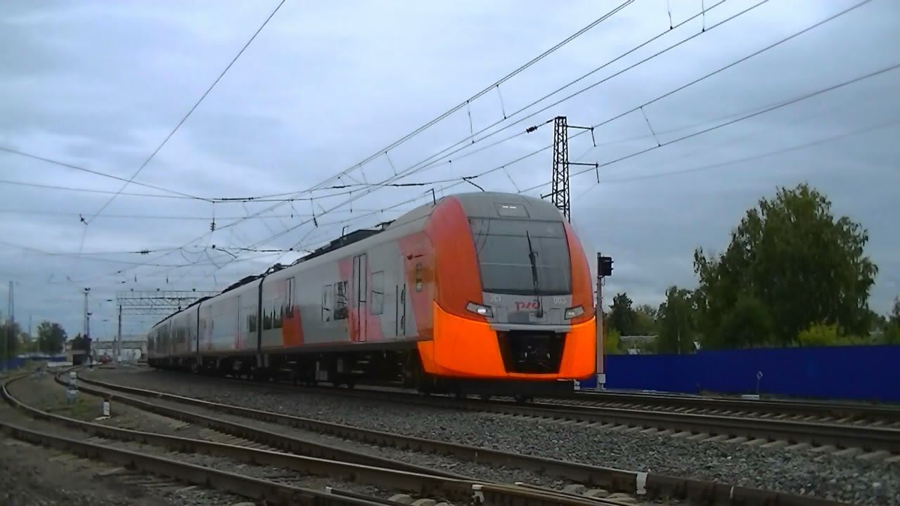 "Ласточка" ЭС1-003 Нижний Новгород - Москва смотреть онлайн