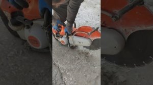 Как заводить и работать Бензорезом Stihl TS 420. Аренда в Симферополе.