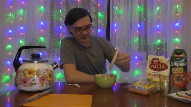 ОБЖОР. СУП ИЗ ЛАПШИ БИГ ЛАНЧ. РУССКИЙ МУКБАНГ!