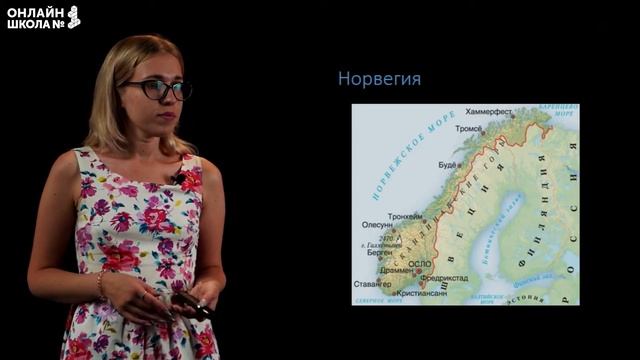 Внутренние различия в Европе. Северная Европа. Норвегия. Видеоурок 23. География 10 класс
