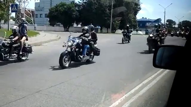 слет байкеров в г. Барановичи смотреть онлайн