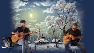 "Над окошком месяц "стихи  Сергея Есенина , музыка Яна Френкеля. Играют Стас Щербак и Рашид Султано