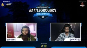 GRIT ESPORTS BATTLE GROUND SEASON 2 YOUTUBER PHASE DAY 1